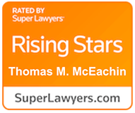 Thomas McEachin Super Lawyers badge